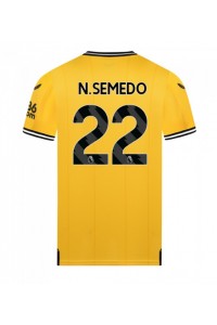 Wolves Nelson Semedo #22 Jalkapallovaatteet Kotipaita 2023-24 Lyhythihainen